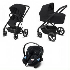 Коляска Cybex Balios S Lux 3 в 1 black