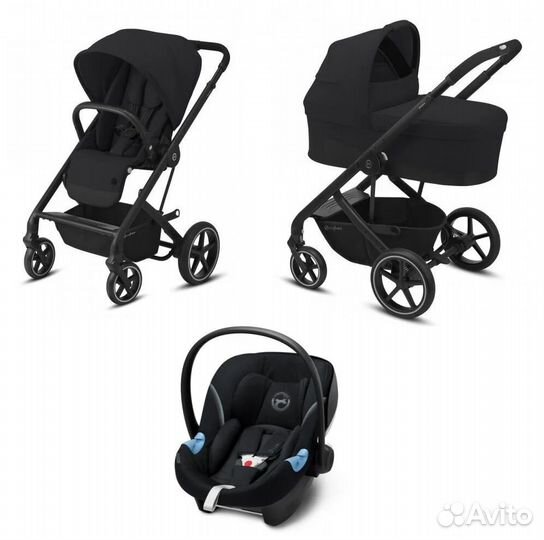 Коляска Cybex Balios S Lux 3 в 1 deep black