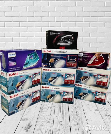 Утюги-Tefal, Philips, Redmond