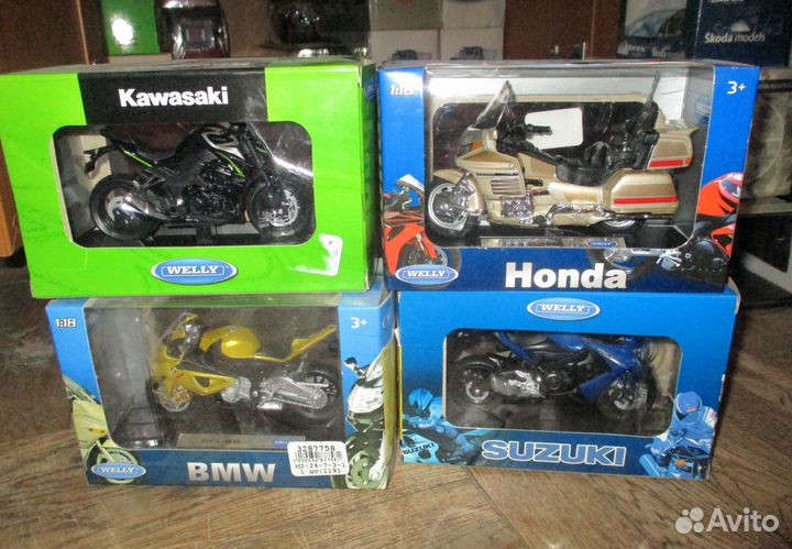 Мотоцикл 1/18