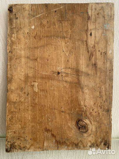 Старинная икона оригинал 19 век живопись