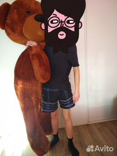 Продам большого мягкого медвежонка