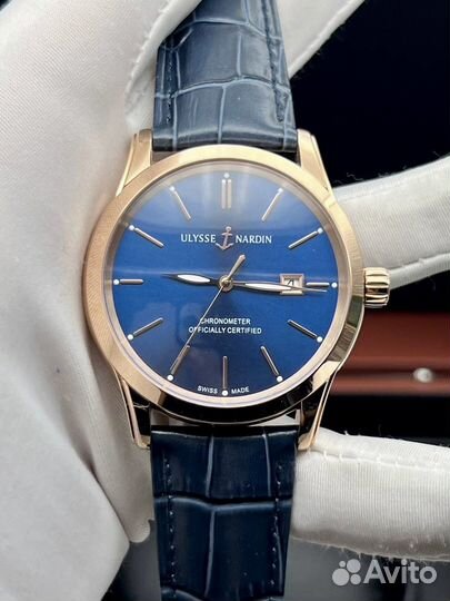 Наручные часы мужские Ulysse Nardin (Miyota) синий