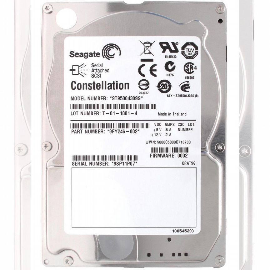 [ST9500430SS] Жесткий Диск Seagate 500gb Sas 2.5 St9500430ss