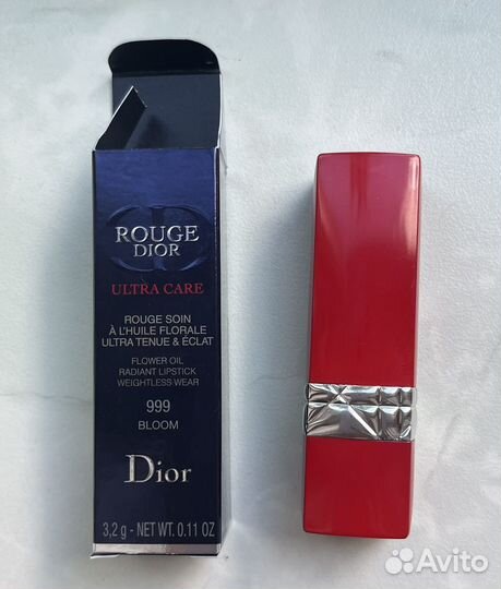 Помада Dior rouge 999 Ultra Care