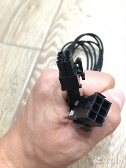 Удлинитель питания видеокарты 6pin pci-e