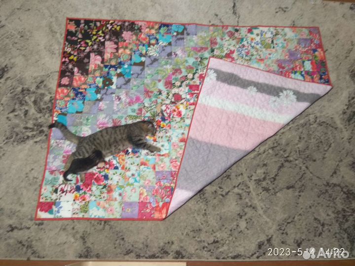 Покрывало в лоскутной технике 150/200см