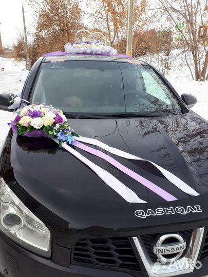Свадебные украшения на два автомобиля аренда
