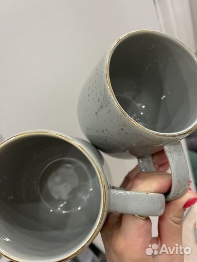 Три кружки под перепелиное яйцо