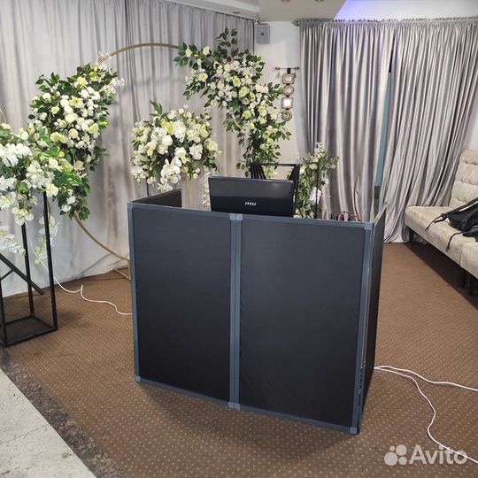 Dj диджей ширма фасад