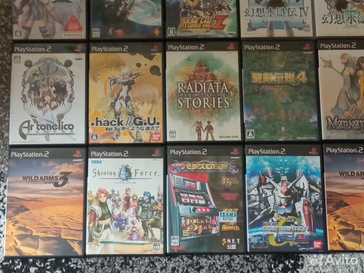 Редкие игры для PS 2 из Японии (лицензия)