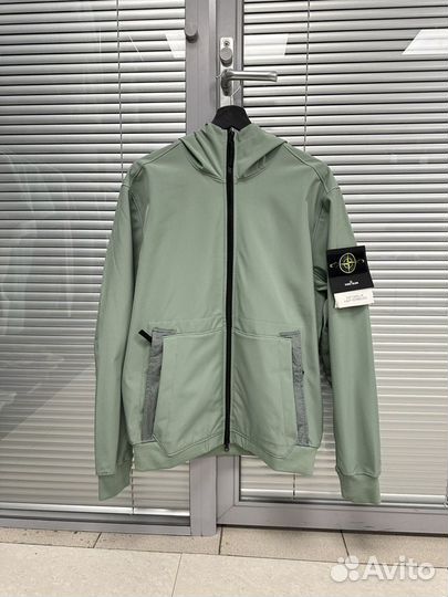 Легкая куртка ветровка Stone Island Soft Shell