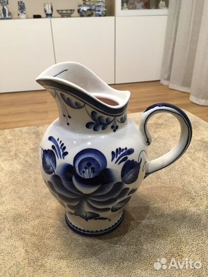 Кувшин СССР. Гжель