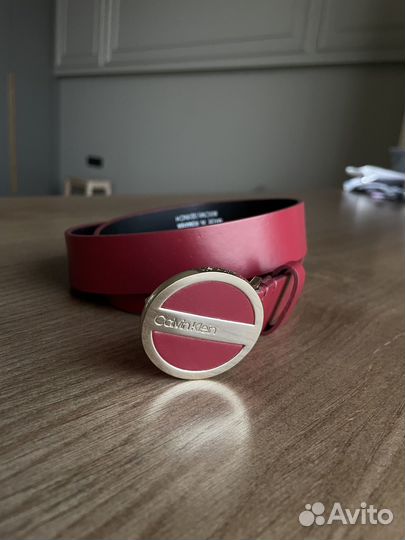 Ремень женский кожаный calvin klein