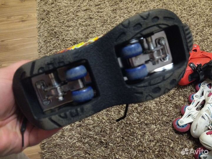 Ролики детские размер 33, с выдвижными колесами