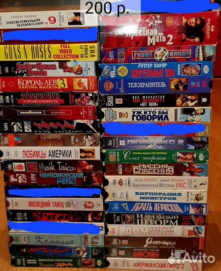 Видеокассеты vhs