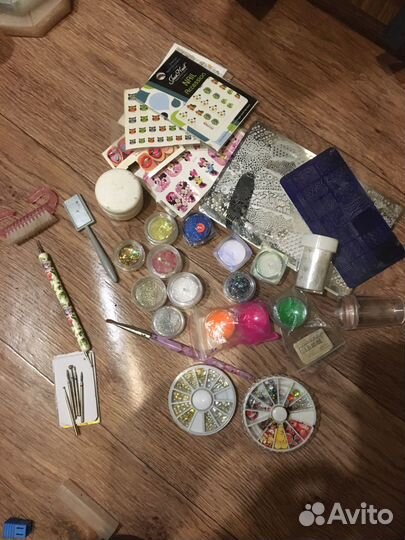 Набор Для наращивания ногтей гель лака бу