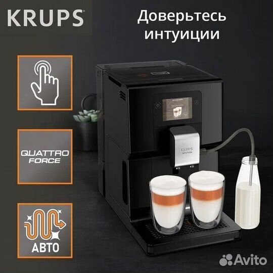 Кофемашина автоматическая Krups EA873810, Новая