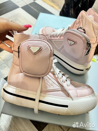 Кеды prada с кармашками