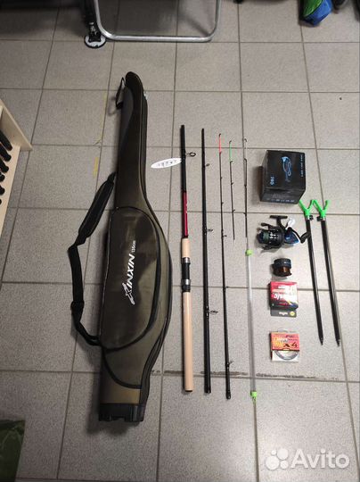 Снасти фидер готовые новые на рыбалку