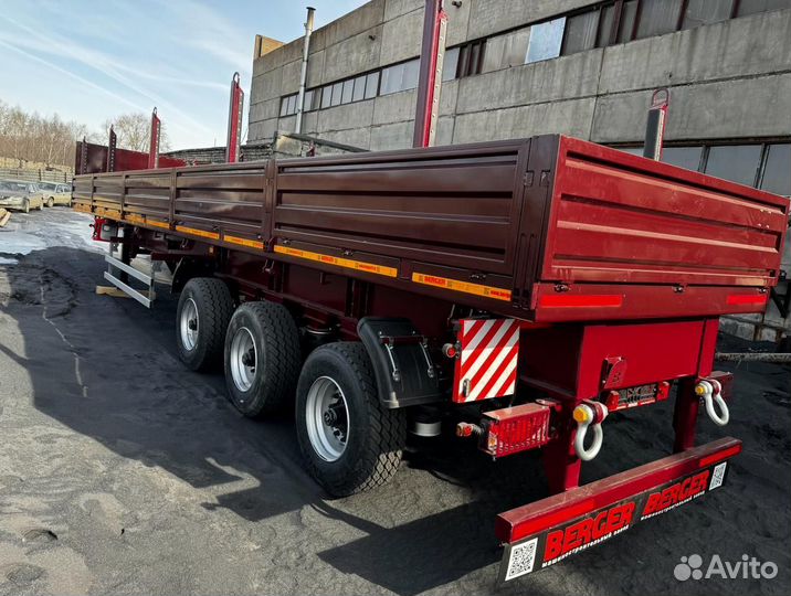 Полуприцеп бортовой Berger 9852, 2024
