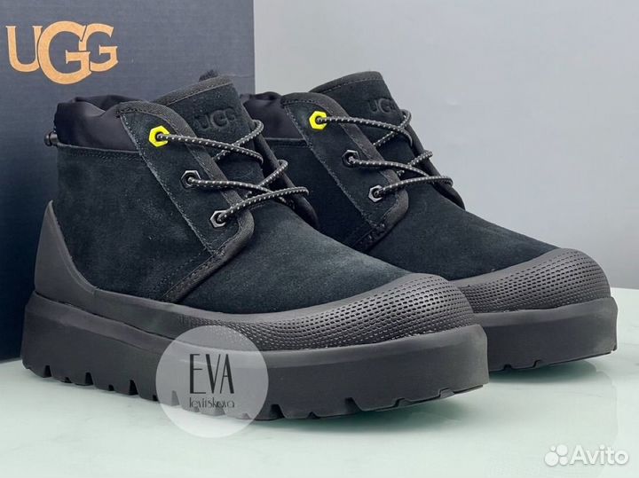 Женские угги ботинки Ugg Hybrid Black