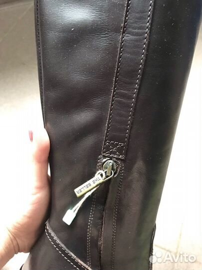 Сапоги коричневые 35р-р