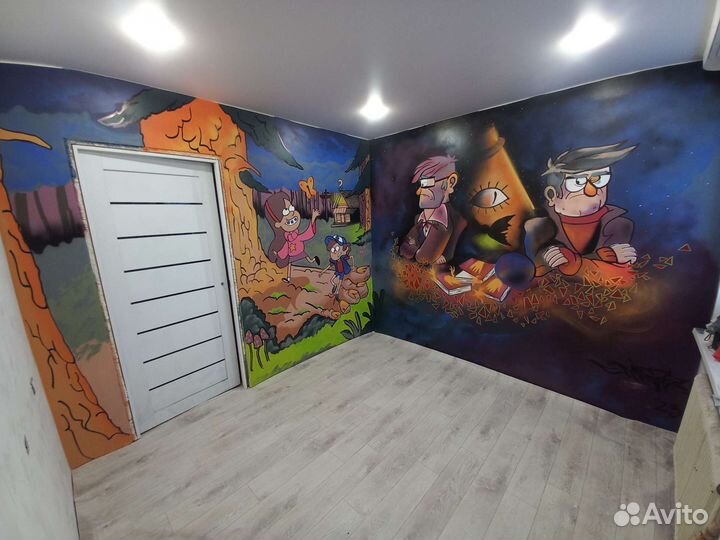 Художественная роспись интерьера и экстерьера