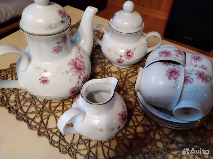 Кофейный сервиз на 4 персоны гдр