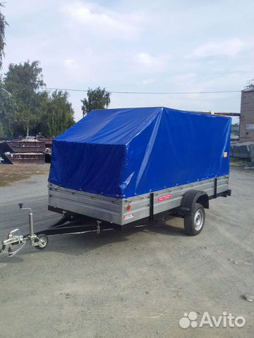 Прицеп Атлетик Буран 3300*1400мм. с тентом