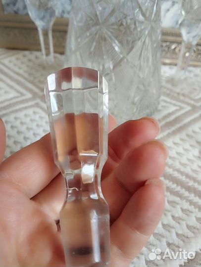 Графин хрустальный СССР с рюмками