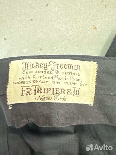 Твидовые винтаж американские брюки 56/58 муж