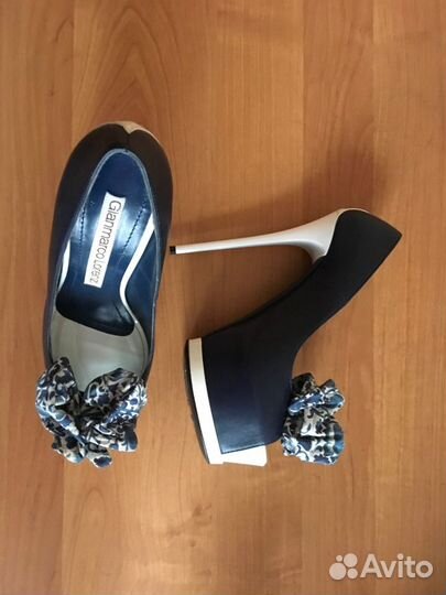 Туфли с бантом Gianmarco Lorenzi 38, оригинал