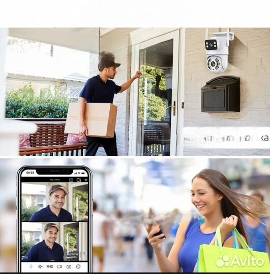 Установка поворотных камер видеонаблюдения