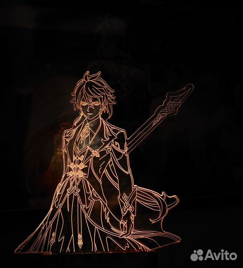 Genshin impact фигурка ночник