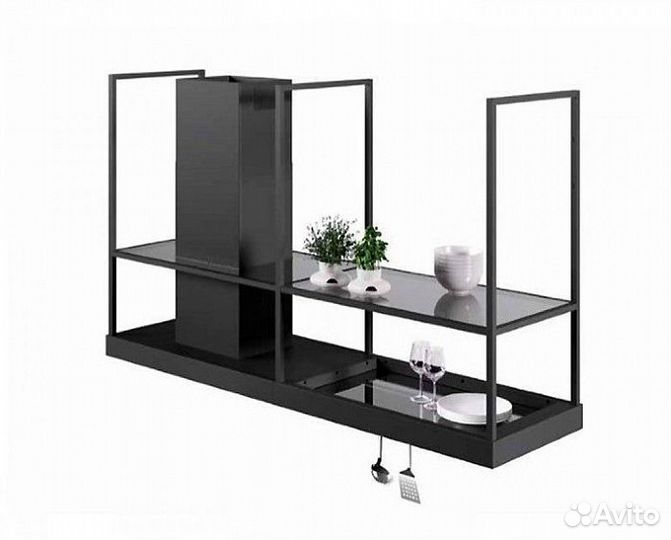 Вытяжка faber T-shelf EV8 BK matt A180
