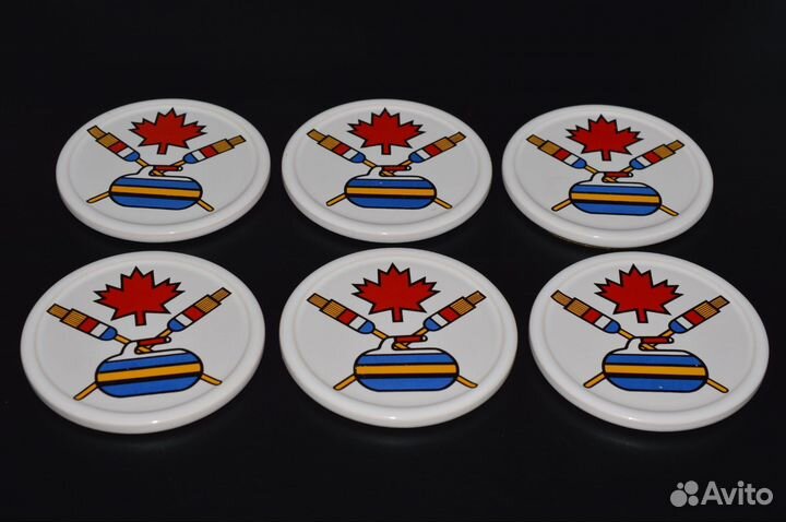 Подставки под кружки Кёрлинг Япония Керамика