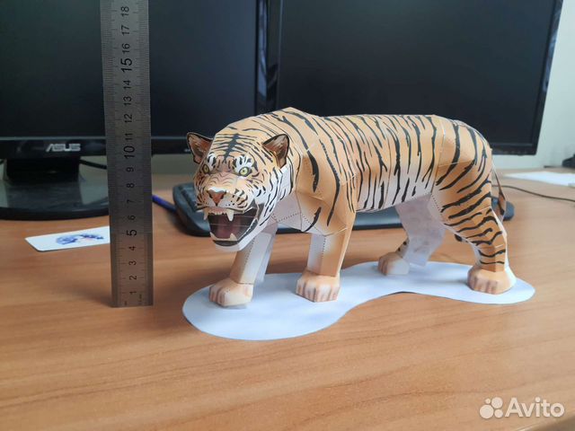 Тигр паперкрафт M