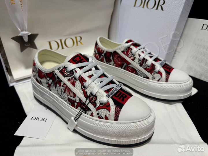 Кеды женские Christian Dior Walk'n' Dior platform