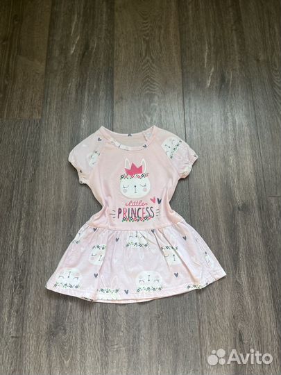 Хлопковое платье сарафан Little Princess 80 86 92