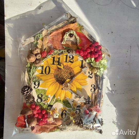 Осенняя поделка в садик из природных материалов