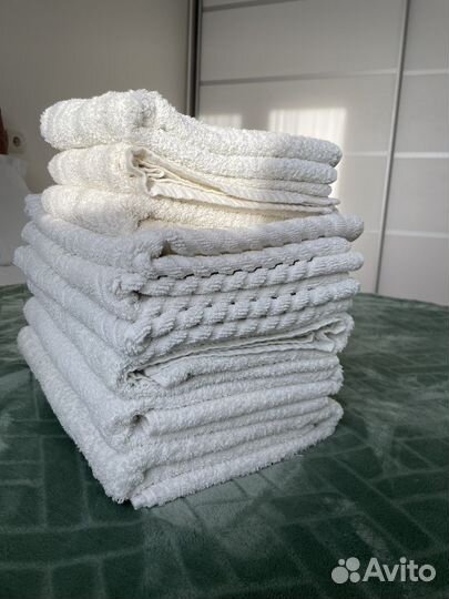 Полотенце махровые пакетом, для тела/рук бу