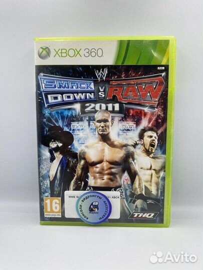 WWE SmackDown vs Raw 2011 xbox 360 (б/у, англ.)