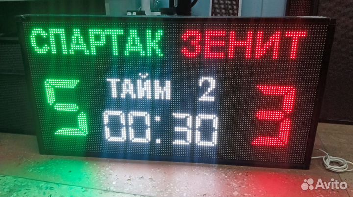 Спортивное табло для футбола