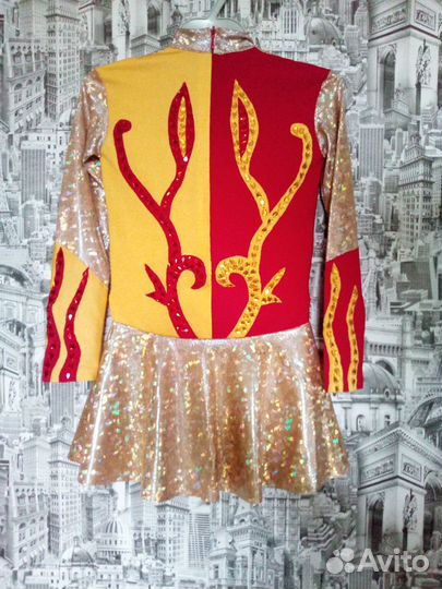 Платье для выступления на 104-110см