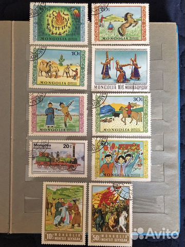 Марки Монголия