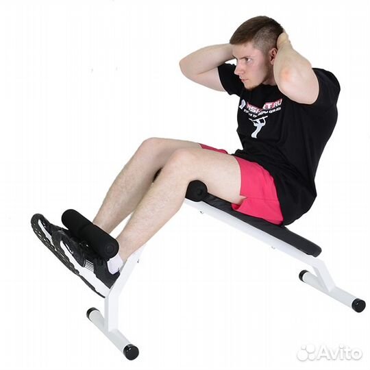 Скамья 2в1 для пресса и спины - гиперэкстензия
