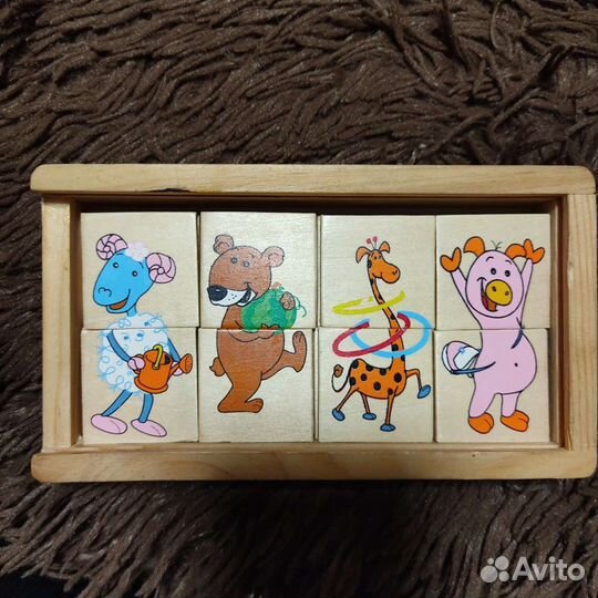 Пазлы деревянные с 1 года