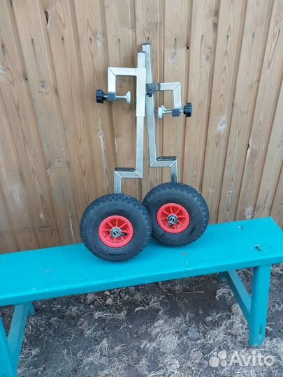 Транцевые колеса на струбцинах