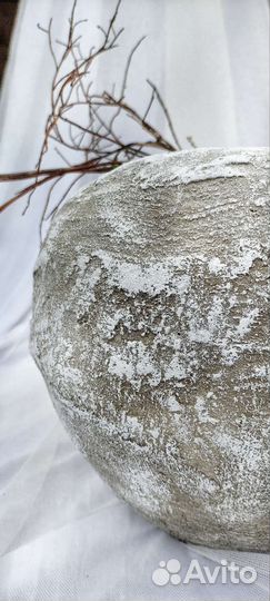 Ваза Кашпо из бетона